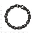 thumbnail image 3 of Chisel Stainless Steel Black Plated Bracelet - 8.5 inches, 3 of 3