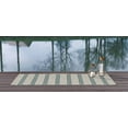 thumbnail image 4 of Rugs.com Jill Zarin Outdoor Collection Rug – 2' x 8' Runner Light Gray Flatweave Rug Perfect For Hallways, Entryways, 4 of 9