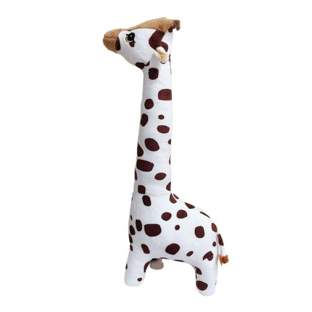 Jirafa de juguete de peluche suave, animal de peluche, figura de jirafa, almohada de cojín para compañeros de cama para fiesta, estudio, sala de 85cm