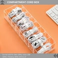 thumbnail image 5 of Howish Cable Management Box Cable Organizer Box for Extension Cord Surge Protector Wire Management(9.84"X3.35"X1.85"), 5 of 8