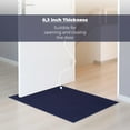 thumbnail image 4 of Cotton Paradise 100% Cotton 17x24 inch Non Slip Bath Mats for Bathroom, Soft Absorbent Quick Dry Machine Washable Floor Bath Mat, Navy Blue, 4 of 8