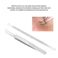 thumbnail image 1 of Blackhead Enlever Outil Kit, Extracteur Kit, Outil de Décapant Pimple Acier Inoxydable Pinces Courbées Double Extrémité Pimple Extracteur Portable Usage Personnel, 1 of 8