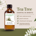 thumbnail image 5 of Tea Tree Essential Oil - 2 fl oz (59 ml) Glass Bottle w/ Cap and Glass Dropper - 100% Pure Essential Oil by GreenHealth, 5 of 6