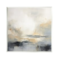 Stupell Industries Grey & Glam Landscape Abstract Painting Unframed Art Print Wall Art, 12 x 12