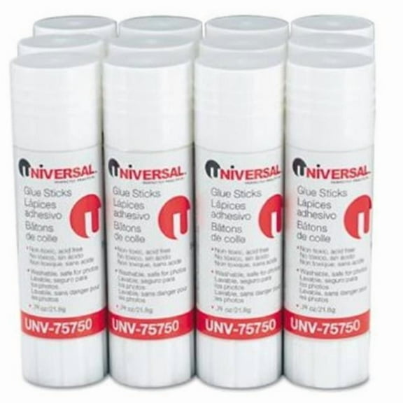Universal  Permanent Glue Stick - Clear - 30-Pack
