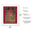 thumbnail image 2 of Heruka - Wrathful Deities of the Bardo - Tantric Buddhist Deity - Vintage Tibetan Thangka Buddhist Painting - Tibet, 19th Century - Fine Art Rolled Canvas Print 16in x 20in, 2 of 4