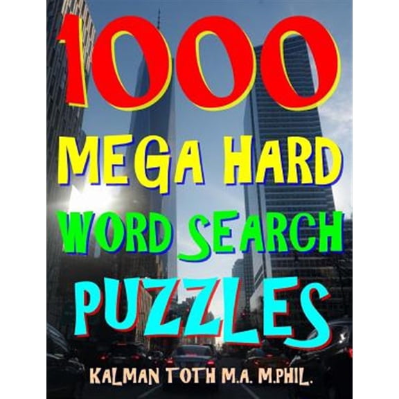Pre-Owned 1000 Mega Hard Word Search Puzzles : Fun Way to Improve Your IQ