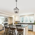 thumbnail image 3 of IRONCLAD Industrial Oil Rubbed Bronze Inverted Pendant Ceiling Fixture 12" Wide, 3 of 11