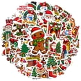 thumbnail image 2 of 35pcs-50pcs Festive Stickers Kids Stickers  Christmas Stickers Sticker Pack DIY Stickers for Luggage Notebook Car Sticker, 2 of 9