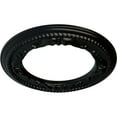 thumbnail image 3 of Ekena Millwork 12 1/4"OD x 7 1/2"ID x 7/8"P Roped Medway Ceiling Medallion (Fits Canopies up to 7 1/2"), Hand-Painted Jet Black, 3 of 6