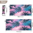 thumbnail image 2 of Coolnut Beautiful Beach Palm Leaves Microfiber Beach Towel, Super Absorbent Quick Dry Pool Towels with Pouch for Swimming,Picnic,Yoga Gym Sports 31"×71", 2 of 6