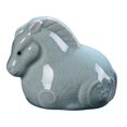 thumbnail image 2 of simhoa Ceramics Tea Pet Adorable Small Animal Sculpture for Tea Room Bookcase Hotel Horse, 2 of 8