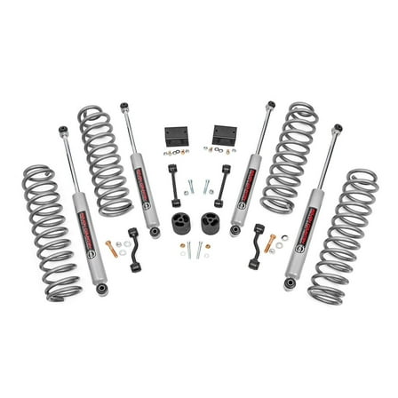 Rough Country 2.5" Lift Kit w/M1 Shocks for 2018-2023 Jeep Wrangler JLU - 67740