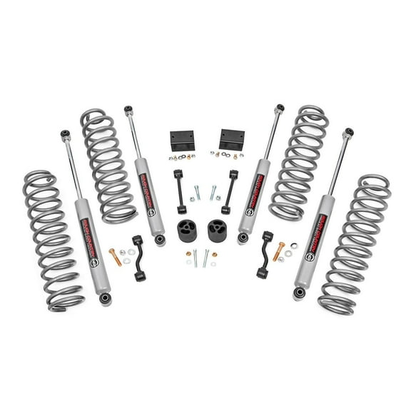 Rough Country 2.5" Lift Kit w/M1 Shocks for 2018-2023 Jeep Wrangler JLU - 67740