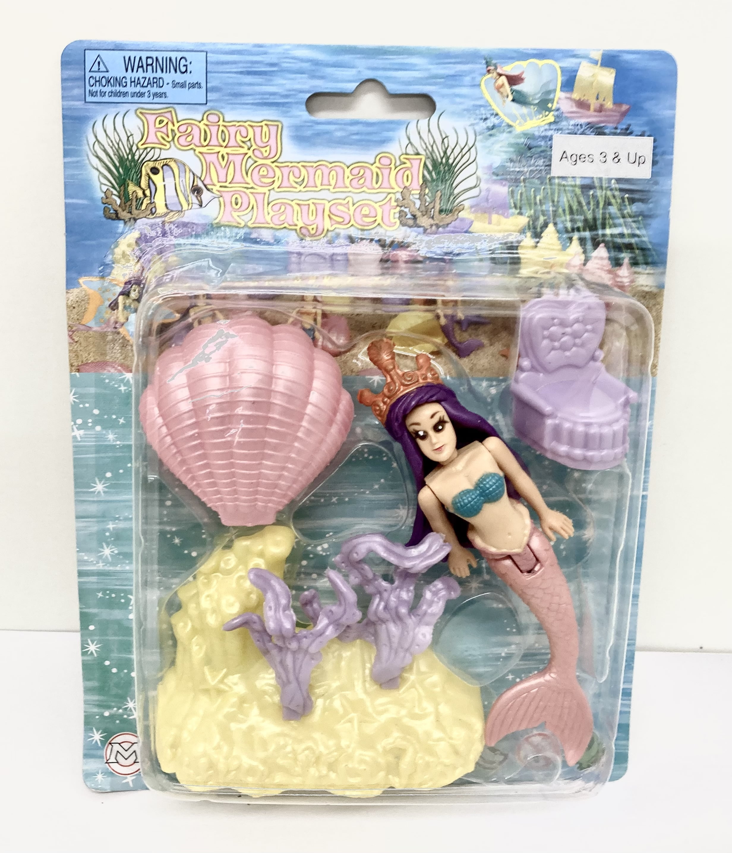 The Toy Network Fairy Mermaid Doll Playset 4.5"