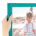 thumbnail image 1 of ArtToFrames 14x17 inch Distressed Aqua Picture Frame, Green Wood Poster Frame (4485), 1 of 8