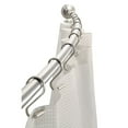 thumbnail image 6 of iDesign, Curved Shower Curtain Rod, Brushed Stainless Steel, 6 of 7