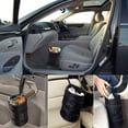 thumbnail image 4 of Cubo de basura plegable compacto para coche de color negro, 4 of 5