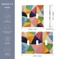 thumbnail image 2 of Yayeee Toggle Light Switch Wall Plate 2-Gang 4.56"x4.48" Decorative Outlet Cover, Minimalist Triangles, 2 of 7