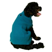 Vibrant Life Fall Blue Waffle with Pocket Dog Sweater