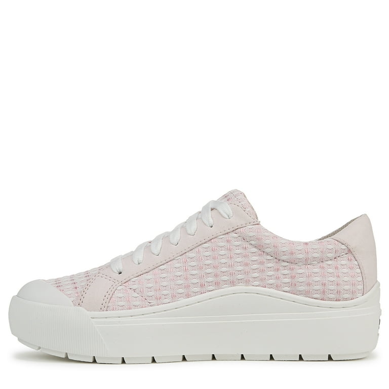 (取寄) ドクターショール レディース タイム オフ ニット レースアップ Dr. Scholl's women Time Off Knit Lace-Up Petal Pink Faux Leather Dr. Scholl's Shoes Womens Time Off Lace Up Sneaker Petal Pink