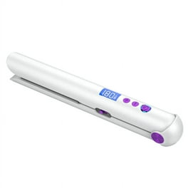 Cordless Hair Straightener 2 in 1 Wireless Hair Straightener and Curler Portable Travel Flat Iron 3800mAh Battery USB Rechargeable Suitable Cordless Flat Iron white Walmart