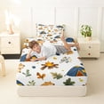 thumbnail image 4 of Erosebridal Kids Camping Lover Twin Sheet Sets, Cartoon Capybara Bedding, 3pcs, 4 of 5