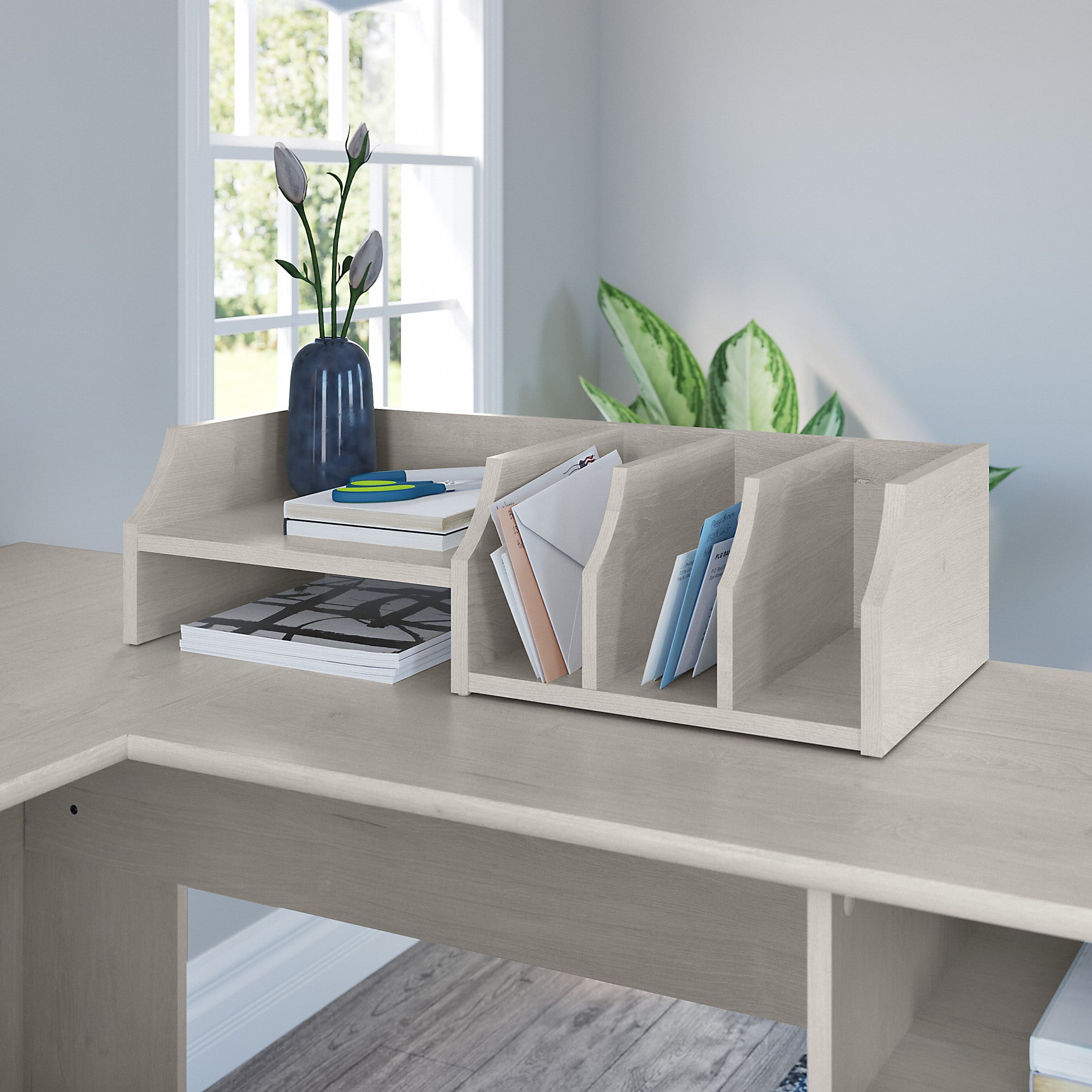 Bush Furniture Cabot Desktop Organizer With Shelves Walmart Com Walmart Com