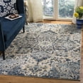 thumbnail image 3 of SAFAVIEH Carmel Ottoline Floral Area Rug, Ivory/Blue, 3' x 5', 3 of 9