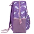 thumbnail image 4 of Trail maker Mochilas escolares para niños de 17 pulgadas, felpa para niñas con bolsillos laterales, correas acolchadas (felpa unicornio amor), 4 of 5