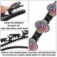 thumbnail image 3 of Sparkling Crystal Stone Braided Hair Clips For Women, Braided Hair Clip With 3 Small Clips, Braided Hair Clips For Girls, Multi Clip Hair Barrette Wit, 3 of 5