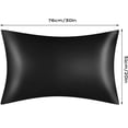 thumbnail image 2 of Protoiya  Emulation Silk Pillowcases Satin Pillow Covers for Hair and Skin, Soft Anti Wrinkle and Stain Resistant 20 * 30 inch(51 * 76CM), 2 of 8
