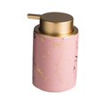 thumbnail image 3 of Ceramic Soap Dispenser Lotion Bottle Decorative Multipurpose Refillable Dish Soap Dispenser for Bath Bathroom Countertop Home Marble Pink, 3 of 8
