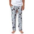 thumbnail image 5 of Naruto Shippuden Anime Men's Chibi Characters And Symbols Lounge Sleep Pajama Pants, 5 of 6