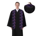 thumbnail image 4 of Fuzoiu Galactic Wolf Stare Print Graduation Sash,Graduation Stole,Unisex Adult Graduation Stole Shawl 91" Long,for Academic Commencements Shawl-Sharp Corner, 4 of 7
