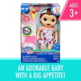 thumbnail image 2 of Muñeca Super Snacks Bebé Hora de Comer Baby Alive con Accesorios Bebe y Come Cabello Castaño Baby Alive C2698, 2 of 2