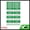 Green, variant on Unique Bargains Handwritten Name Gift Stickers 3.5"x2.25" 6 Pcs Green