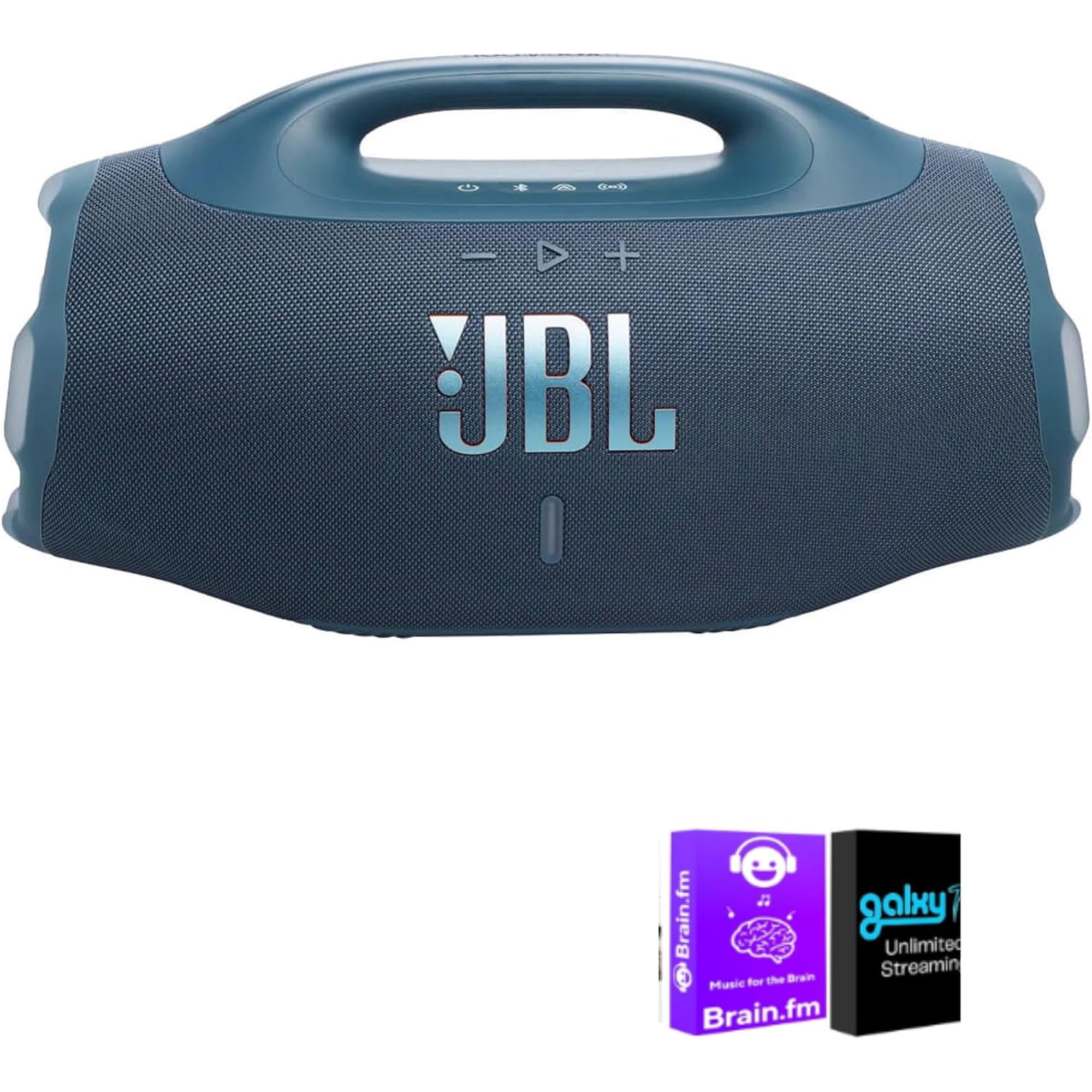 JBL Boombox 4 Portable Waterproof Bluetooth Speaker with Massive JBL Pro Sound, AI Sound Boost, Up to 34 Hours Playtime, Auracast Multi-Speaker Connection, 6 Months Galaxy and Brain.fm