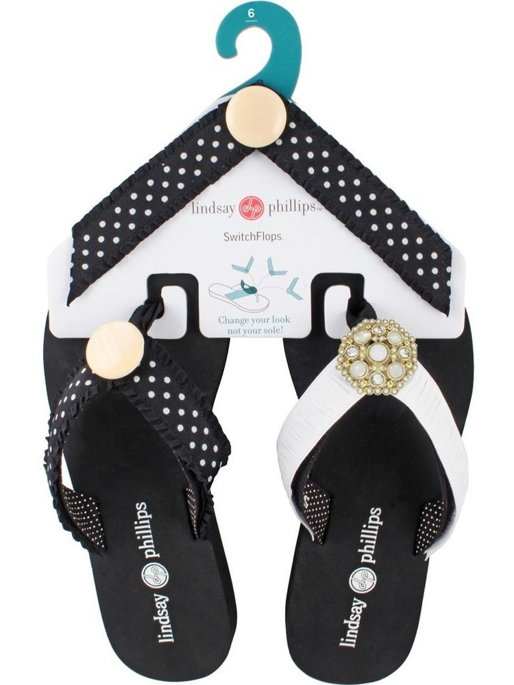 Black Flat-Changeable Straps New in the Box! Asst Sizes Switchflops LULU 