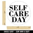 thumbnail image 2 of Self Care Day Self-Inking Rubber Stamp Ink Stamper - Black Ink - Medium 1 Inch, 2 of 7