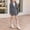 Gray, variant on Girls' Blazer Jacket Chain Waist Belt Lapel Long Sleeve Solid Cotton Blend School Uniform Casual Wear