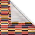 thumbnail image 6 of Ambesonne Geometric Valance & Curtain, Colorful Horizontal Line, 55"x24", Scarlet Orange Blue, 6 of 7