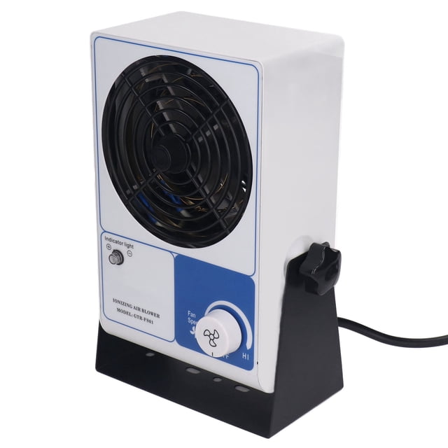 Soplador De Aire Ionizante Ventilador Ionizador ESD, Ventilador Eliminador De Estática Función De Limpieza Dual, Eliminación Electrostática Rápida, Salida De Aire