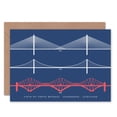 thumbnail image 2 of Edinburgh Firth Forth Bridges Greetings Card Plus Envelope Blank inside, 2 of 3