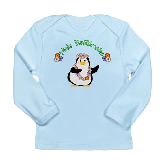 CafePress - Mele Kalikimaka Penguin Long Sleeve T Shirt - Long Sleeve Infant T-Shirt