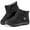 Black, variant on Ecetana Boys Girls Boots Winter Boot Keep Warm Toddler Little Kid Boots Comfortable Non Slip Walker Shoes