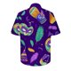 thumbnail image 4 of Camisas de Lino para Hombres, Manga Corta Camisa de Boliche Vintage con Cuello Cubano, Botón de Verano de Playa Casual, 4 of 8