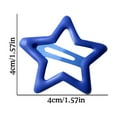 thumbnail image 6 of Colorful Star Hair Clips for Girls - Cute Barrette for Stylish Hairstyles, Y2K Fashion Style, 6 of 9