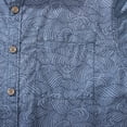 thumbnail image 4 of YIUME Men's Hawaiian Shirt Soaring Ambition Print Cotton Button-down Short Sleeve Aloha Shirt, 4 of 9