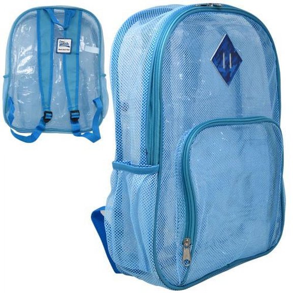 Mesh Backpack 16" Camouflage, Blue